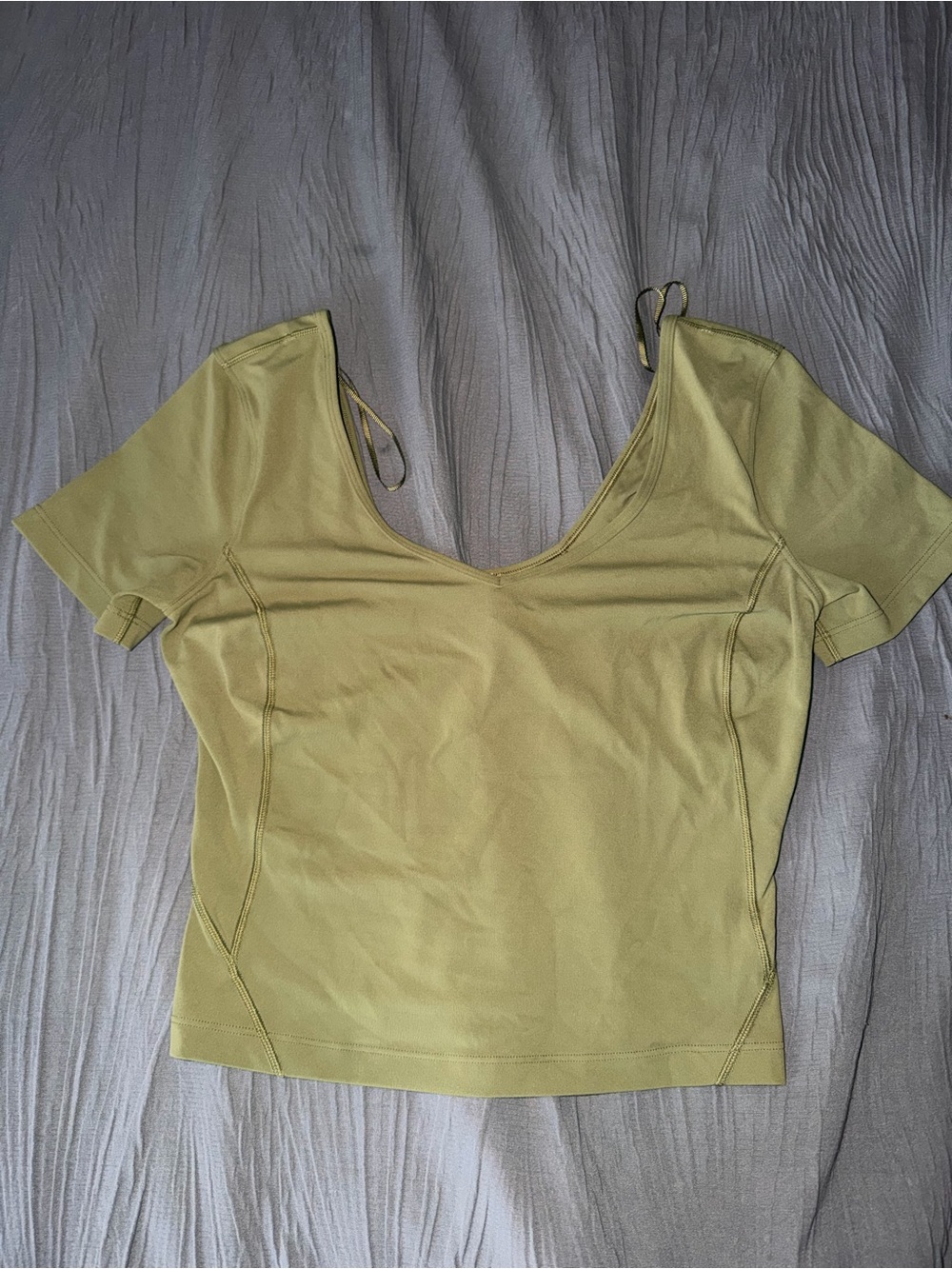 Women’s Lululemon Align Green Short Sleeve Top
